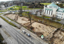 Postęp prac na Naramowicach. Trwają badania archeologiczne i kolejne wyburzenia