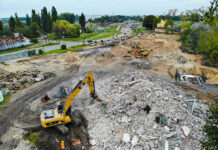 Ostatni budynek kolidujący z trasą tramwaju na Naramowice wyburzony