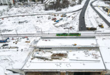 Tramwaje testowały nowy wiadukt nad ul. Lechicką
