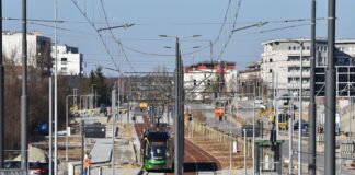 Tramwaje przejechały już całą trasą na Naramowice